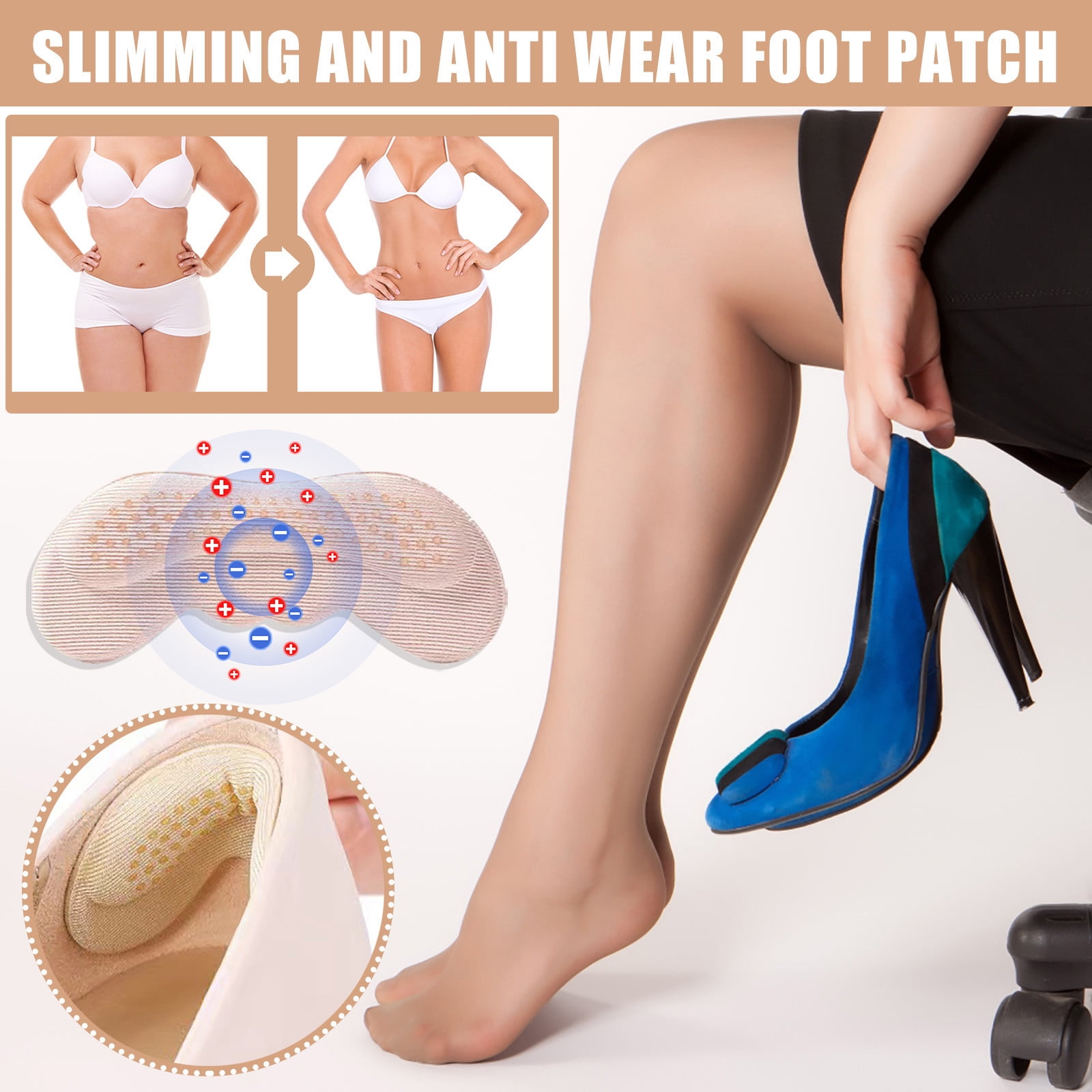 Heel Grips for Women and Men, Self-Adhesive Heel Cushion Inserts Prevent  Heel Slipping, Improve Shoes Too Big, Rubbing, Blisters, Foot Pain - Walmart .com